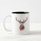 Aquarelltier Zweifarbige Tasse (Links)