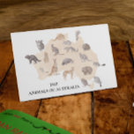 Aquarelltiere aus Australien Postkarte<br><div class="desc">Dieses Design kann durch Auswahl der Option Design bearbeiten personalisiert werden. Sie können auch auf andere Gegenstände übertragen. Kontaktieren Sie mich unter colorflowcreations@gmail.com oder nutzen Sie die Chat-Option oben auf der Seite, wenn Sie dieses Design auf einem anderen Produkt haben möchten oder Hilfe benötigen. Sehen Sie mehr von meinen Designs...</div>