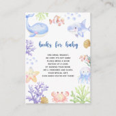 Aquarelltiere - Bücher für Kinder Begleitkarte (Vorderseite)