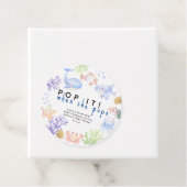 Aquarelltiere - Pop es, wenn sie Pop macht! Geschenkanhänger (Beispiel)