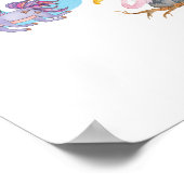 Aquarelltiere Poster (Ecke)