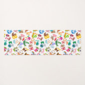 Aquarelltiere Tiere Adorable Kinder Yogamatte (Rückseite (Horizontal))