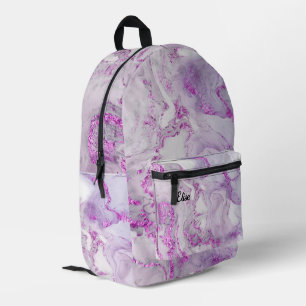 Aquarelltinte Bedruckter Rucksack