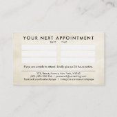 Aquarelltinte Butterfly - Nagelkünstler Visitenkarte (Rückseite)