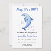 Aquarelltönchen unter der Meeresschwächung Einladung (Vorderseite)