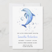 Aquarelltönchen unter der Meeresschwächung Einladung (Vorderseite)