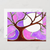 Aquarelltöne und Tintenfisch Postkarte (Vorne/Hinten)