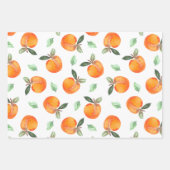 Aquarelltonfrucht Geschenkpapier Set (Vorderseite 2)