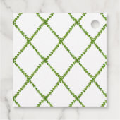 Aquarelltrellis Glücklich Geburtstagsgeschenk-Tags Geschenkanhänger (Rückseite)