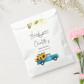 Aquarelltruck mit Sonnenblumen Babydusche Geschenktütchen (Versiegelt)