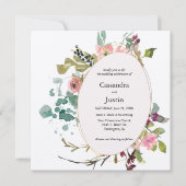 Aquarelltuch Einladung (Vorderseite)