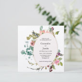 Aquarelltuch Einladung (Stehend Vorderseite)