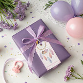 Aquarelltuch Geschenkanhänger