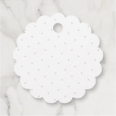 Aquarelltuch Heißluftballon Babydusche Geschenkanhänger (Rückseite)