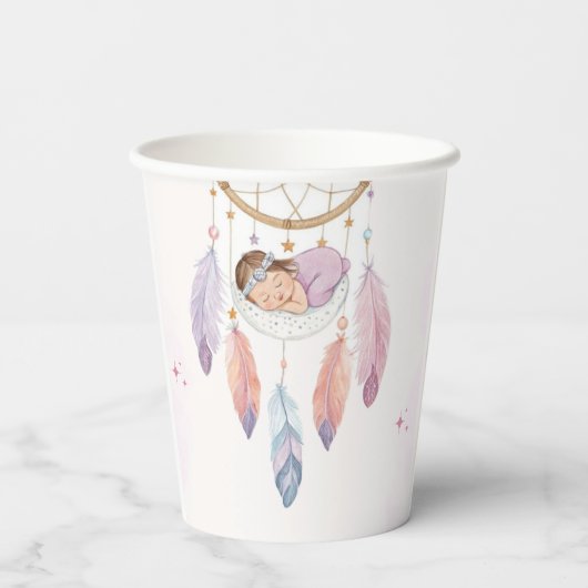 Aquarelltuch Pappbecher (Rückseite)