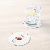 Aquarelltuchdowns in der amerikanischen Fußballwel Untersetzer (Vor Ort)