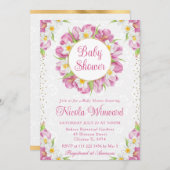 Aquarelltücher und Kaffeedosen Kinderdusche Einladung (Vorne/Hinten)