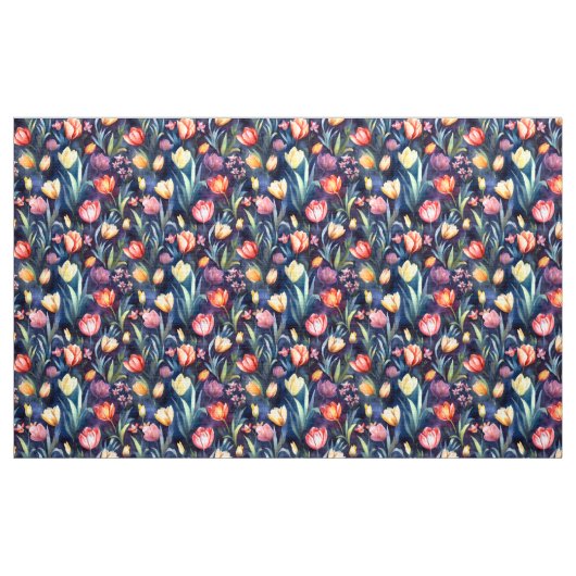 Aquarelltulpen (Abstrakt) Stoff (Yard (91,4 cm))