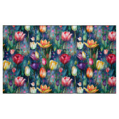 Aquarelltulpen (dunkel) stoff (Fat Quarter (45,7 x 55,9 cm))