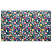 Aquarelltulpen (dunkel) stoff (Yard (91,4 cm))