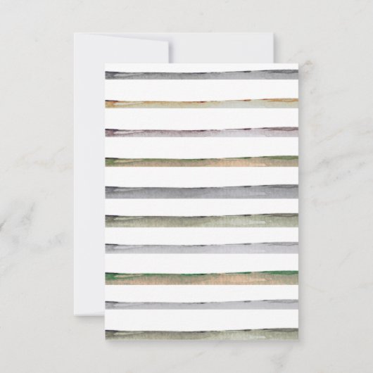 Aquarellturm Spaß Angeln Kinderdusche Dankeskarte (Rückseite)