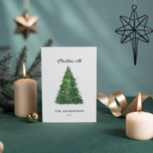 Aquarellturm-Weihnachtsfeiertage