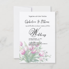 Aquarelltüten, Einladung zur Hochzeit