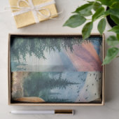 Aquarelltüten mit Antler-Gewebe Seidenpapier (Geschenk)