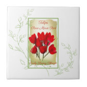 Aquarelltütenpackung Fliese (Vorderseite)