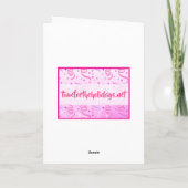 Aquarelluchten | Valentinstag| I Liebe You Karte (Rückseite)