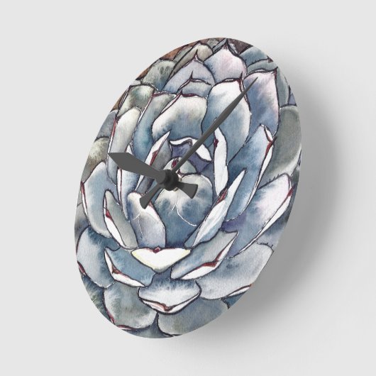 Aquarelluhr Runde Wanduhr (Winkel)