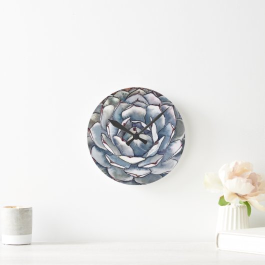 Aquarelluhr Runde Wanduhr (Zuhause)