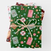 Aquarellurlaub farbig geschenkpapier set (Beispiel)