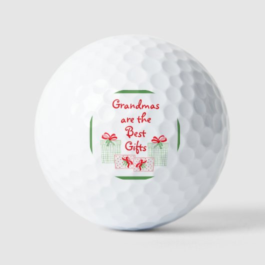 Aquarellurlaub PERSONALISIEREN Oma Golfball (Vorderseite)