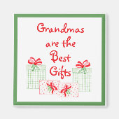 Aquarellurlaub PERSONALISIEREN Oma Magnet (Vorne)