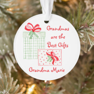 Aquarellurlaub PERSONALISIEREN Oma Ornament