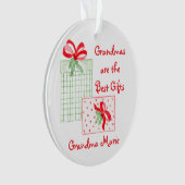 Aquarellurlaub PERSONALISIEREN Oma Ornament (Vorderseite)