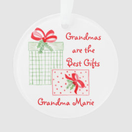 Aquarellurlaub PERSONALISIEREN Oma Ornament