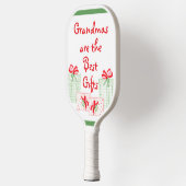 Aquarellurlaub PERSONALISIEREN Oma Pickleball Schläger (Links)
