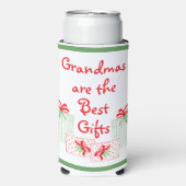 Aquarellurlaub PERSONALISIEREN Oma Selters Dosenkühler (Seltzer Vorderseite)