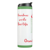 Aquarellurlaub PERSONALISIEREN Oma Thermosbecher (Nach links gedreht)