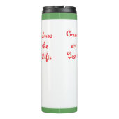 Aquarellurlaub PERSONALISIEREN Oma Thermosbecher (Rückseite)