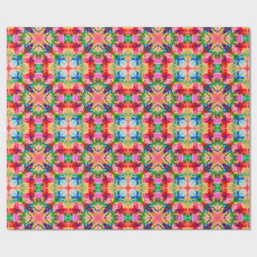 Aquarellverzierung Geschenkpapier (Flach)