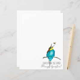 Aquarellvogel (europäischer Bienenfresser)