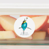 Aquarellvogel (europäischer Bienenfresser) Etiketten (Befestigt)