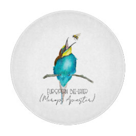 Aquarellvogel (europäischer Bienenfresser) Schneidebrett