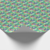 Aquarellvögel Geschenkpapier (Ecke)