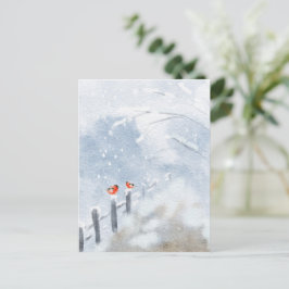 Aquarellvögel Postkarte | Künstlerische Natur