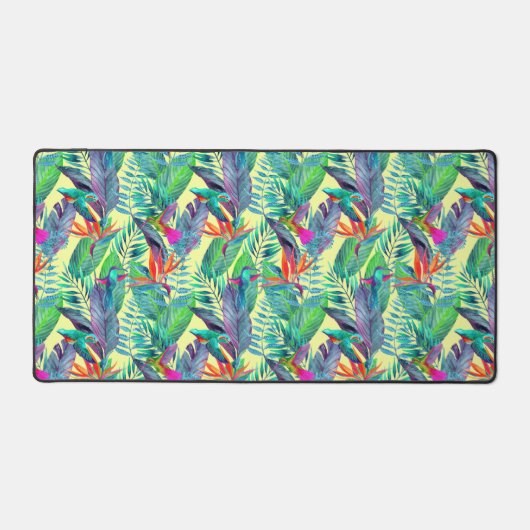 Aquarellvögel Schreibtischunterlage (Vorderseite)