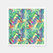 Aquarellvögel Serviette (Vorderseite)